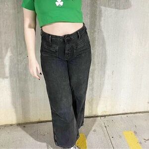 Old Navy Black Flare Women's Jeans